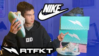 Nike RTFKT CryptoKicks IRL  Unboxing [upl. by Laemaj]