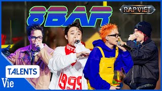 FULL màn 8BAR khét lẹt team Big Daddy Nhật Hoàng chiến thắng Coldzy nhận nón vàng [upl. by Eyaf]