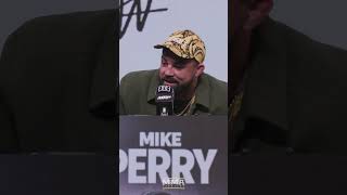 Mike Perry gets his graduation at the PaulPerry press conference 😅 [upl. by Hi]