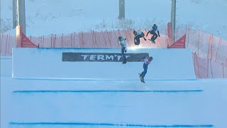 Lindsey Jacobellis Third in SBX World Cup  Krasnoyarsk 2022 [upl. by Bart645]