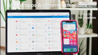 20 musthave chrome extensions amp apps for students — online school productivity amp organization [upl. by Amis485]