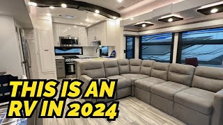 STUNNING new 2024 fifth wheel RV design 2024 Jayco Pinnacle 38FBRK [upl. by Anuayek]