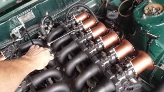 1GZFE Toyota V12 Individual throttle bodies [upl. by Salvidor842]