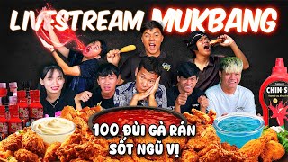 🔴 LIVE Thông Báo HÀO Rời Khỏi Team  Thử Thách Mukbang Ăn 100 Cái Đùi Gà Rán Sốt 5 Vị Samyang x2 [upl. by Ardaid]