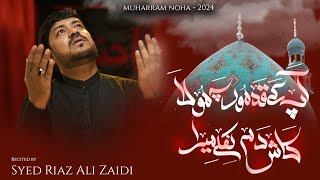 Aap Kay Qadmoun pay mola  Riaz Ali  Noha album 20241446 [upl. by Geddes]