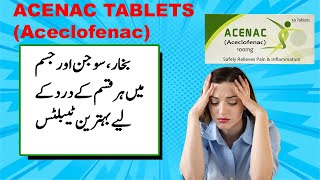 Aceclofenac 100 mg tablet uses  Aceclofenac side effects  acenac 100 mg tablet uses [upl. by Neiluj]