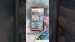 Glaceon VMAX ❄️✨ Is this the best Eveelution pokemoncardgame tradingcards glaceon psa pokemon [upl. by Stanfill634]