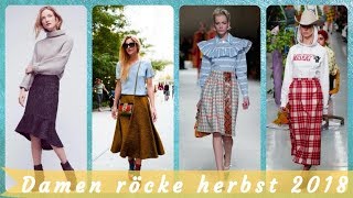 💋 Die besten 40 Ideen zu damen röcke herbst 2018 [upl. by Gnuhn]