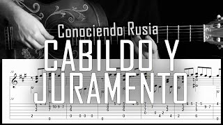 Cabildo y Juramento  Fingerstyle guitar  Arreglo de guitarra solista con partitura y tablatura [upl. by Maurits]