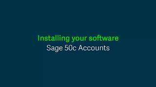 Sage 50c Accounts UK  Installing your software [upl. by Francois]