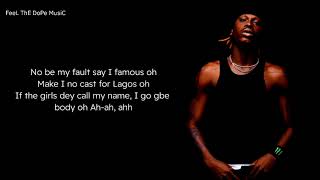 Fireboy DML  Ashawo Lyrics [upl. by Lafleur]