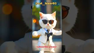 Funny cat dancing catlovertrending ytshortsshortsvideo like comment share subscribe 😁🙏🙏 [upl. by Einafats347]