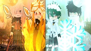 ✨Flame x Cold Royal Au✨ 🎥GCMM🎥 🧡💚BkDkDkBk💚🧡 •Quirkless Au• ⚠️FW⚠️ [upl. by Seaddon]