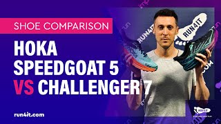 HOKA Speedgoat 5 vs Challenger 7  Technical trails vs Allterrain [upl. by Jeroma331]