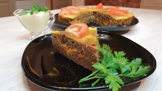 ПЕЧЕНОЧНЫЙ ТОРТ Самый Удачный Вкусный Рецепт  Закусочный Торт [upl. by Mueller]