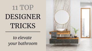 Bathroom Design Secrets Revealed  Interior Designer Tips for a Luxury Bathroom Makeover [upl. by Aitnahc437]