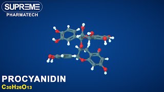 Procyanidin A and B type  C30H26O13  3D molecule [upl. by Tips905]