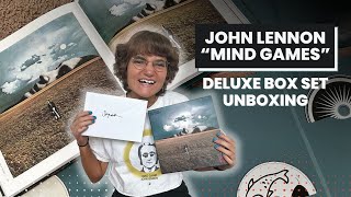 UNBOXING John Lennon Mind Games 50th Anniversary  Deluxe Box Set [upl. by Augustin]