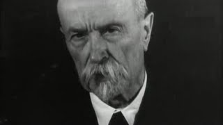 Tomáš Garrigue Masaryk  1prezident Československa na Vánoce 1934 se zvukem unikát [upl. by Neerhtak716]