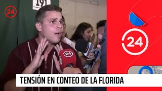 Cuestionan a vocal de mesa de La Florida por su tono para leer los votos  24 Horas TVN Chile [upl. by Kylstra]