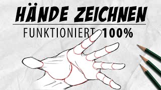 Hände zeichnen lernen in 10 Minuten  Tutorial  Drawinglikeasir [upl. by Rehpinnej]