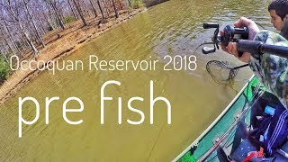 Occoquan Reservoir Bass Fishing 2018 Maiden Voyage [upl. by Goddart]