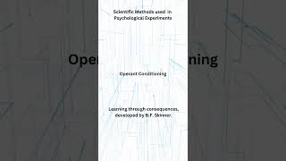 Scientific Methods used in Psychology 1  Experiments  Education [upl. by Bernat712]