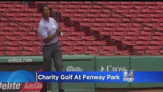 Steve Burton Wins Charity Golf Event At Fenway Park [upl. by Ecraep]