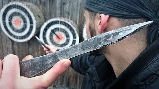 NO SPIN Knife Throwing Tutorial For BeginnersAdvanced By World Champion Adam Celadin [upl. by Myrlene]