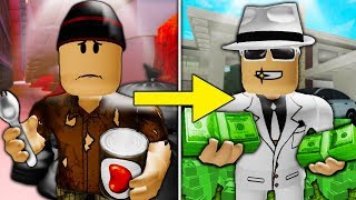 POOR TO RICH PART 3 A NEW BOSS IN TOWN A Sad Roblox Jailbreak Movie [upl. by Oynotna]