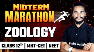 MIDTERM MARATHON 4 Chapters In One Shot  IMP Questions Covered  Zoology  Class12th MHTCETNEET [upl. by Inalel430]