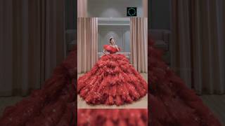 new bridal beautiful princess lehenga gown princessfashion dress [upl. by Annawad]