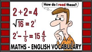 Maths Symbols amp Equations  English Vocabulary  Maths Vocabulary  Math or Maths  Basic Math [upl. by Wilen]