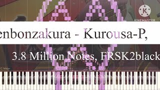 Black Midi Senbonzakura  KurousaP 38 Million Notes FRSK2blacker [upl. by Pierro460]