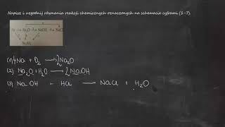 Napisz i uzgodnij równania reakcji chemicznych oznaczonych na schemacie cyframi 17 Na NaOH [upl. by Egbert55]