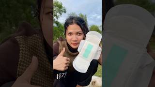 Sanitary pads is the best for use in forest lifehacks camping [upl. by Eglanteen]