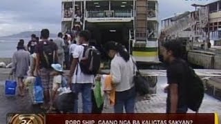 24Oras RORO ship gaano nga ba kaligtas sakyan [upl. by Lever]