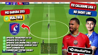 Rilis PES GARUDA Fix CallnameFull LIGA 123 amp 4 Fix Nusantara League 2025 [upl. by Enawyd]