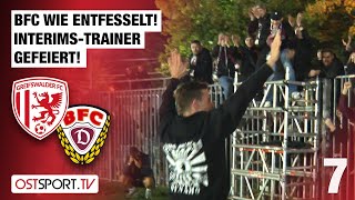 BFC wie entfesselt InterimsTrainer gefeiert Greifswalder FC  BFC Dynamo  Regionalliga Nordost [upl. by Etak178]