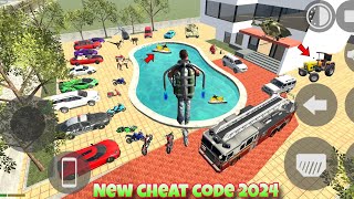 INDIAN BIKE DRIVING 3D NEW UPDATE ALL NEW CHEAT CODES 2024 NEW UPDATE 2024 [upl. by Nylekcaj]