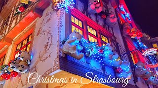 Strasbourg Christmas Markets  Strasbourg The Capital of Christmas  Walking Tour 4K [upl. by Ina]