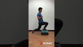 Front foot elevated split squat [upl. by Eigriv330]