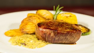 Recette  Filet mignon à la moutarde au Cookeo [upl. by Yuria]