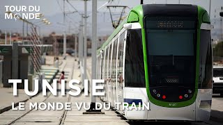 Tunisie  Le Monde vu du train  Bizerte  Tozeur  Carthage  Documentaire complet  HD  BT [upl. by Lenes]