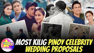 Most Kilig Pinoy Celebrity Wedding Proposals [upl. by Cletus]