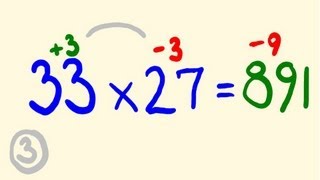 Fast Mental Multiplication Trick  Multiply in your head using base 20 and 30 [upl. by Clougher]