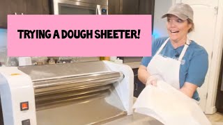 Review  Eugene Dough Sheeter for rolling cookie dough [upl. by Coh]