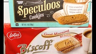 Trader Joe’s Speculoos Cookies vs Lotus Biscoff Cookies – Blind Taste Test [upl. by Onilegna400]