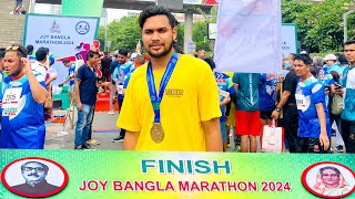 আসেন সবাই মিলে দৌড়াই  Joy Bangla Half Marathon  Marathon Bangladesh  Hatirjheel  Vlog  MSA [upl. by Bolt]