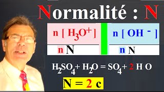 Calculer une normalité  N d’un mono di tri acide ou base [upl. by Merl28]